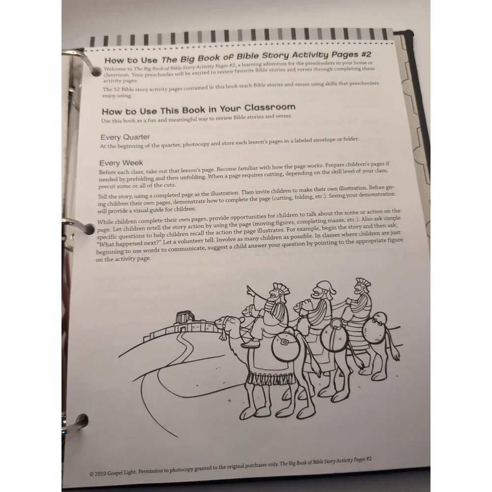 Big Book Of Bible‎ Story Activity Pages #2 Help Kids Includes Cd-Rom
